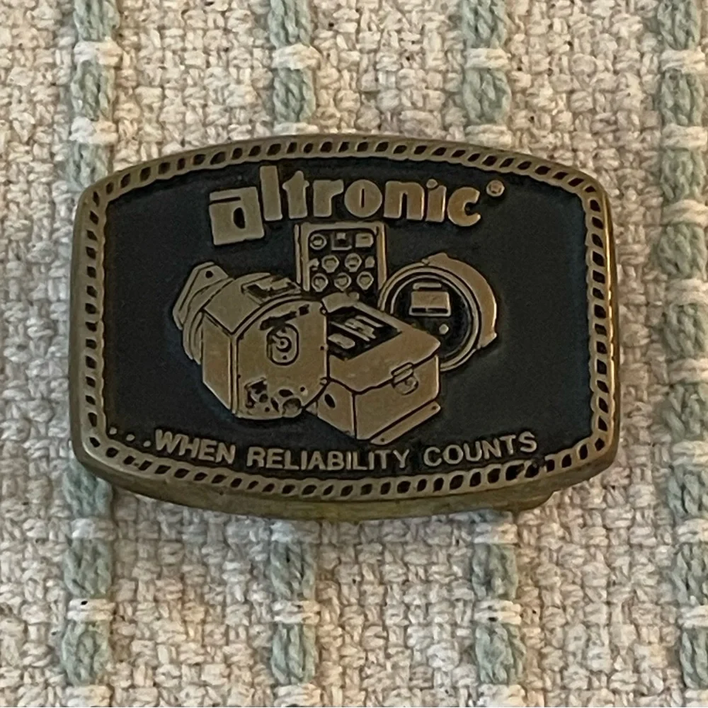 Kids Solid Brass Belt Buckle - Handmade 1992